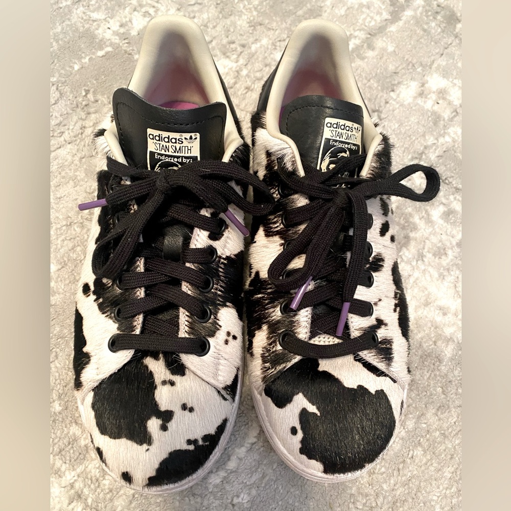 Adidas pony hair sneakers
